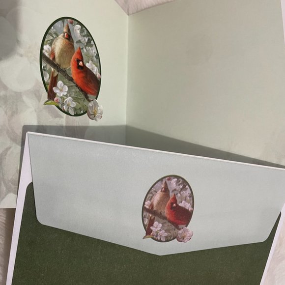 6 Assorted Greeting Cards Animals & Flowers  matching print envelopes - Picture 8 of 14